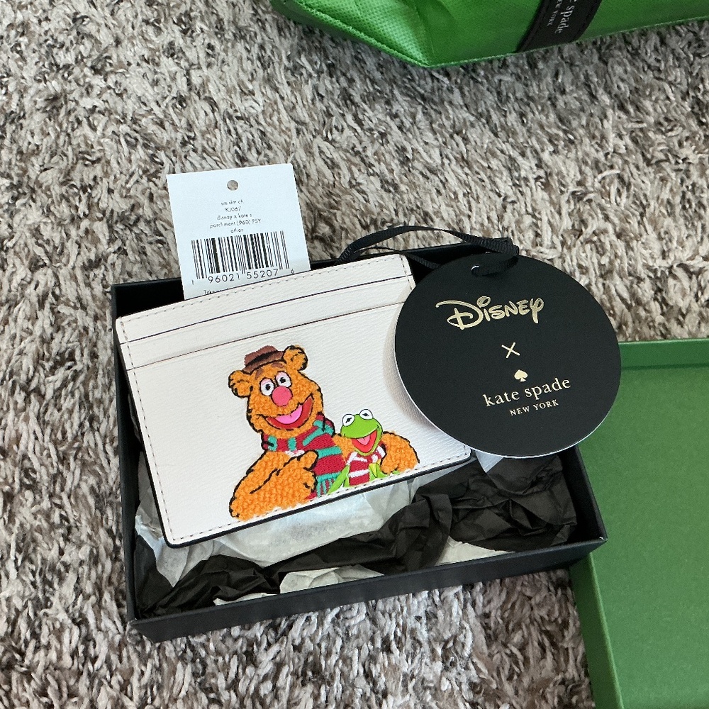 NWT Kate Spade Disney cardholder Fozzy and Kermit ❗️BUNDLE ❗️
